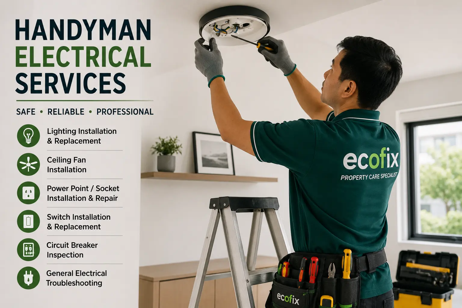 Handyman electrical installation services