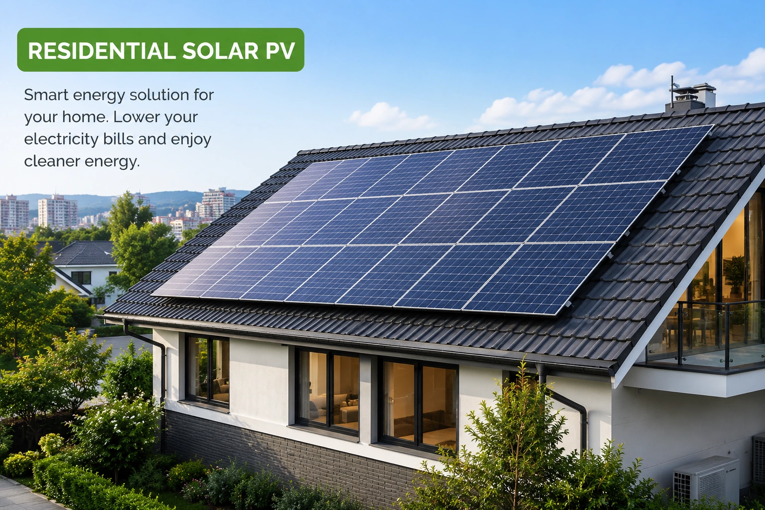 Residential solar panel installation in Singapore